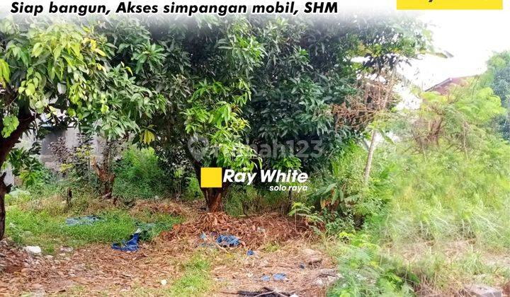 Dijual Tanah dekat The Park Mall Solo Baru Grogol Sukoharjo  1