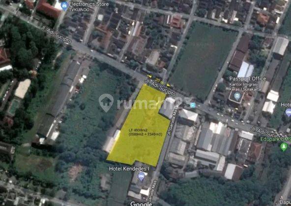 Tanah Di Jln Adi Sucipto Colomadu Surakarta, Solo Shm 4.938 M² 1