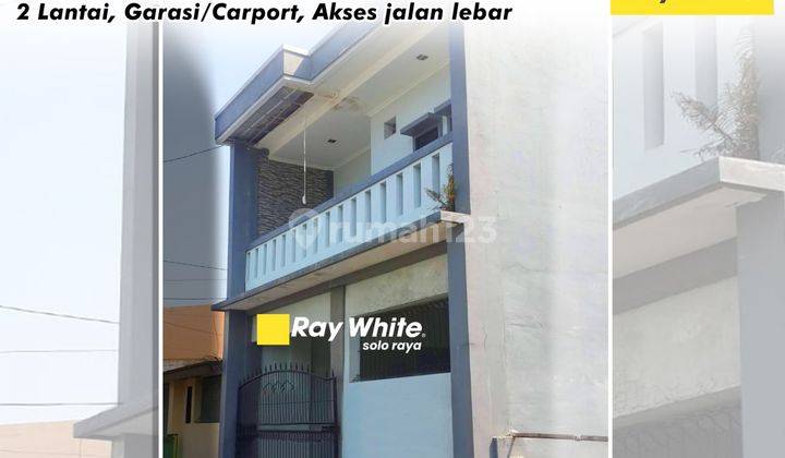 Rumah 2 Lantai Sudah Renovasi di Solo Baru, kota  Solo siap huni bagus 1