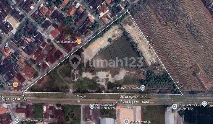 Land in Sidoharjo for Industry, Ready to Build, 2.2 Hectares Land in Sidoharjo for Industry, Ready to Build, 2.2 Hectares