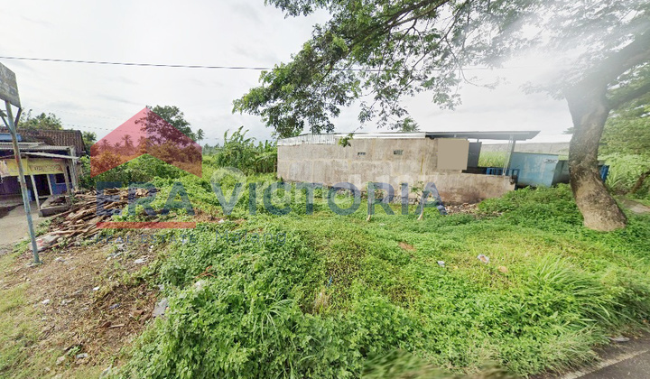 Land for Rent on a Busy Street in Jalibar Kepanjen, Ideal for Shops, Showrooms, or Culinary Businesses