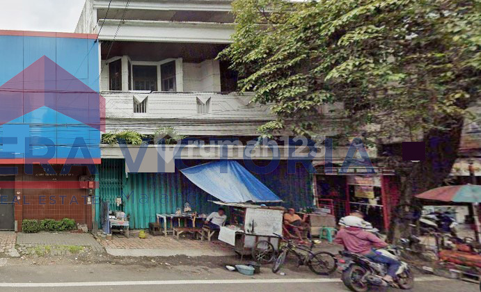 Ruko Pinggir Jalan Poros Searah Dengan Kampung Warna Warni Cocok untuk Usaha