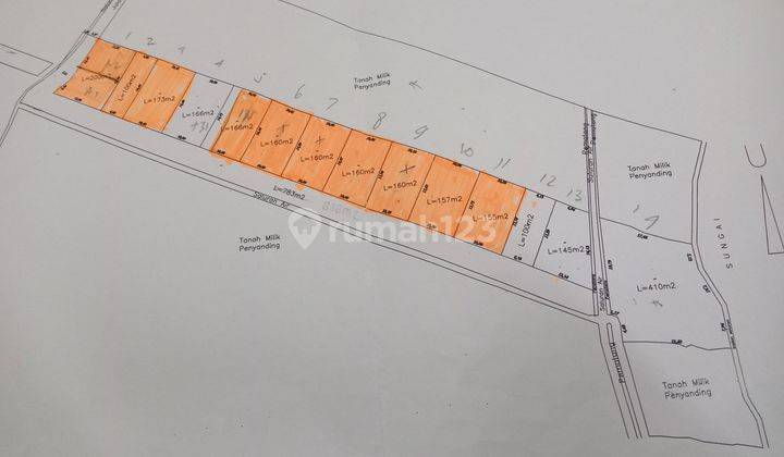 Plot of land in a villa area in Tabanan, near the Tanah Lot tourist attraction  2