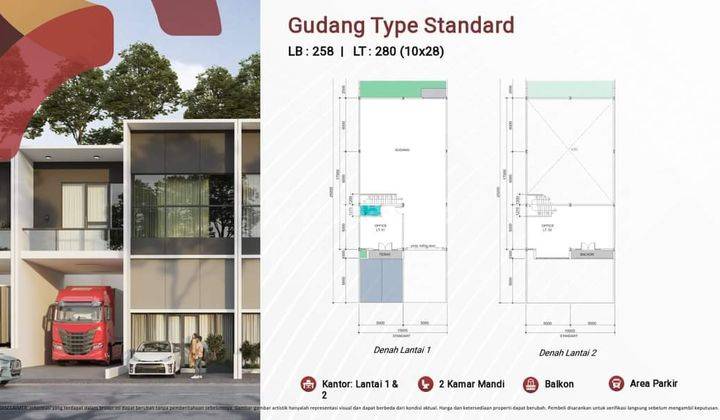 Gudang Aura Modern Warehouse Dekat Rumah Sakit Bhayangkara Nongsa 2