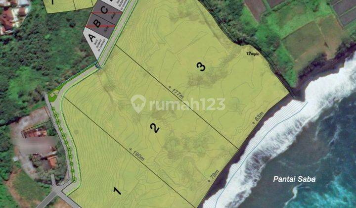 Beachfront Land Plot for Sale in Saba, Gianyar 2