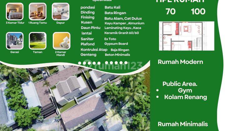 House For Sale Rumah Konsep Minimalis di Pusat Kota Gianyar 2