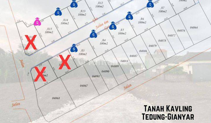 Dijual Dan Miliki Tanah Kavling di Kota Gianyar 