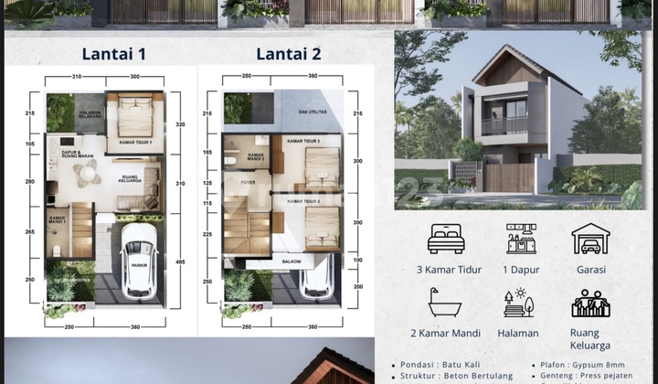 Modern Tropical House in the Center of Tabanan City 2