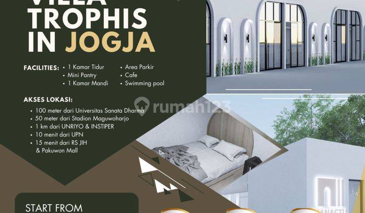 Villa Mezzanine Dekat Kampus Ugm Yogyakarta Full Furnished