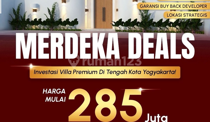 Villa di Kota Jogja Promo Special Bulan Ini 2