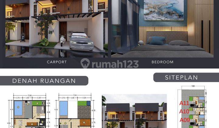 Rumah 2 Lantai Mewah Private Pool di Maguwoharjo 1