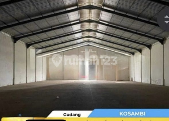 Gudang Sentra Kosambi Dadap Bangunan Baru LT : 1.540M2