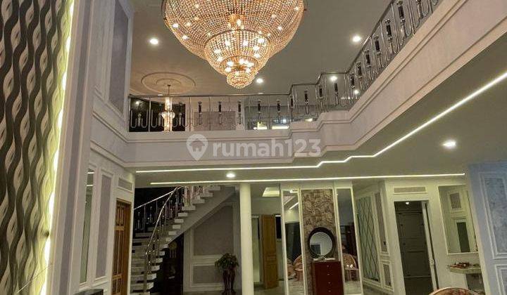 FOR SALE NEW HOUSE IN GATOT SUBROTO CENTRAL VERY LUXURY AMERICAN CLASSIC INTERIOR 1