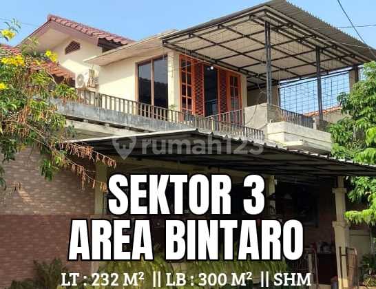 For Sale Beautiful, Neat, Well-Maintained House Ready to Live In Near Bintaro Jaya Area Sector 3