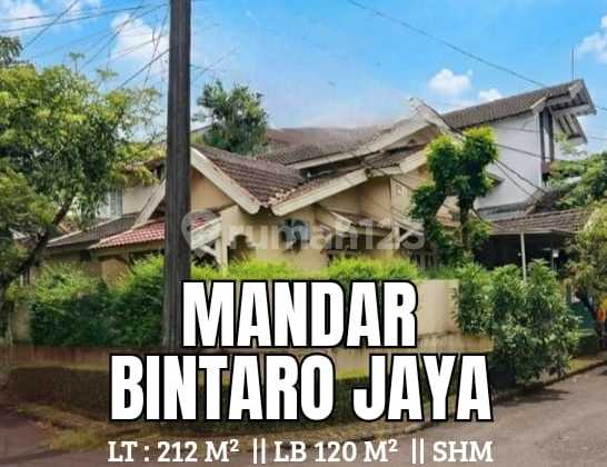 For Sale Beautiful Hoek Sia Huni House in Bintaro Jaya Close to South Jakarta Access