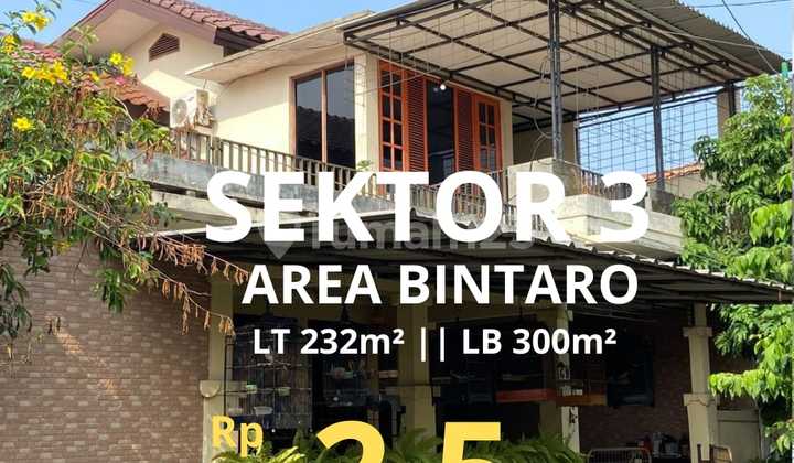 For Sale Fast Beautiful 2-Story House Cheap In Complex Near Bintaro Jaya Area Sector 3