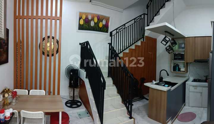 Rumah Baru.mewah Minimalis 2 Lantai Fuul.furnis Di Bintara Dekat Tol Jorr 2