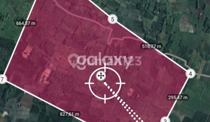 Industrial land in Nganjuk, zero asphalt road.