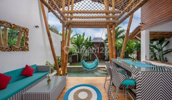 For yearly rent Villa in Canggu, Badung with jungle view 2