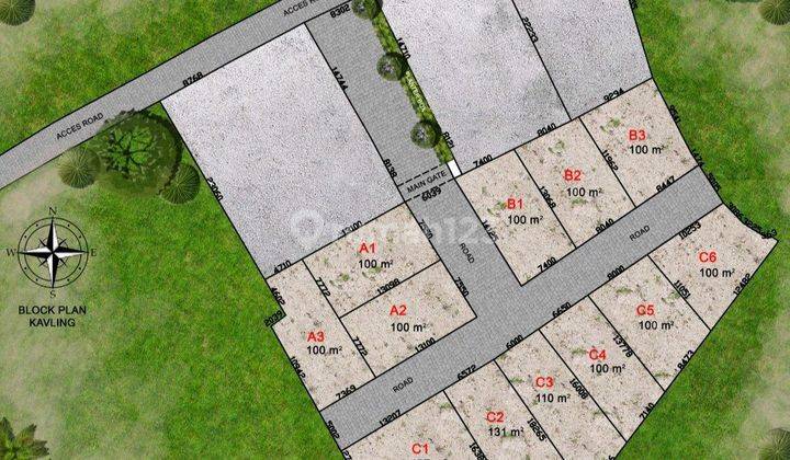 Tanah Kavling Free Sertipikat Start 1 Are Datar Di Jl Waribang Kesiman Denpasar 2