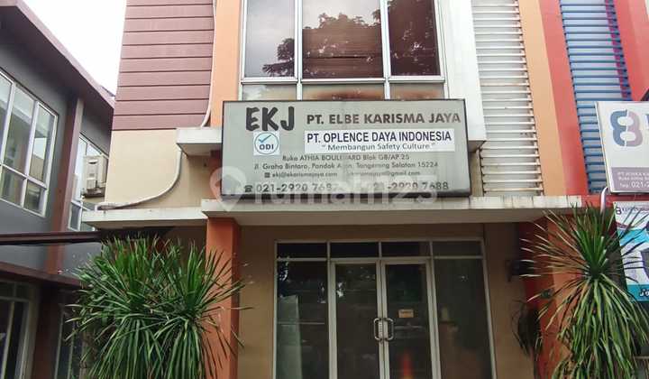 Ruko Komersil di Ruko Althia Jl Graha Bintaro Tangerang Selatan