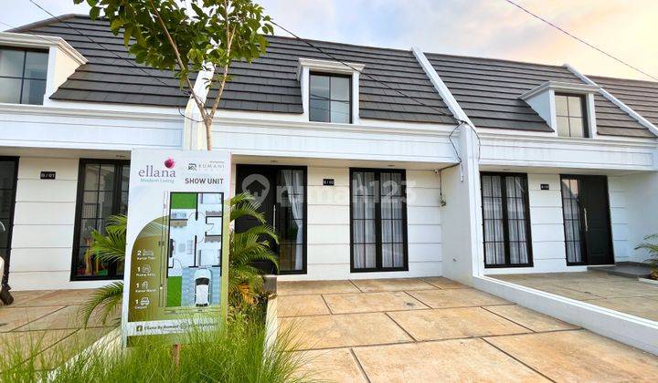 Rumah Gaya Eropa Free Biaya, Cluster Ellana Bekasi 1