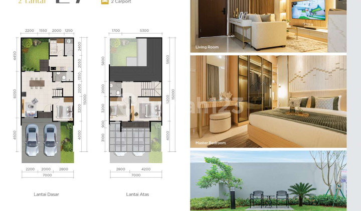 JUAL Rumah Baru Paramount Petals Ukuran 7x15+ hoek Bisa KPR dan Cash Bertahap 2