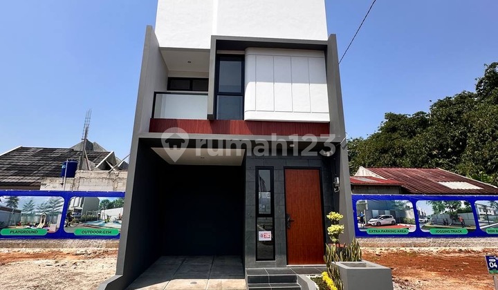 Rumah Modern Home With Ai Pertama Limo Depok