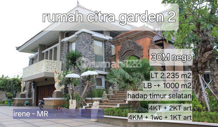 Rumah mewah citra 2 2000meter luas full furnished nego sampai deal 1