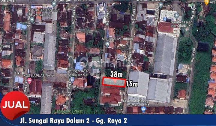 Tanah siap bangun jalan sungai raya dalam 2 dekat Rumah sakit Soedarso 1