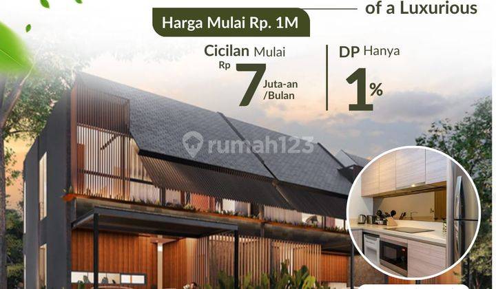 Rumah 2 Lantai Baru Unfurnished di kawasan komersial DP 30jt free biaya2 di panggung lor Semarang Utara  1