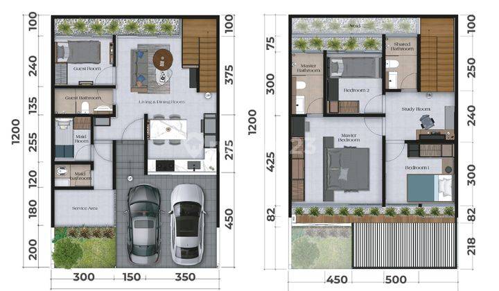 Rumah Modern 2 Lantai Dekat Dengan Bandara Dan Queen City Mall 2