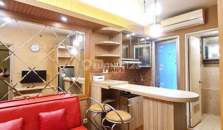 Disewa 2br 35m2 View Pool Green Bay Pluit Furnished Lantai Rendah 1