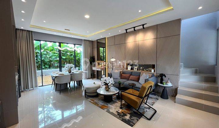 Rumah Bsd Semenit Ke St Cisauk Fasilitas Panoramic Pool Crystal Lake Fitness Center Sepong 1