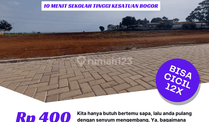 Dekat Alun Alun Kota Bogor, Tanah Kavling SHM 4 Jt an Permeter. 1