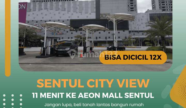 Tanah Kavling Shm, Bisa Cicil 12x Bunga 0 , Dekat Teras Sentul 1