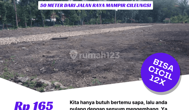 Fasum Jalan 5 Meter, Tanah Kavling SHM Cileungsi, Bogor 1