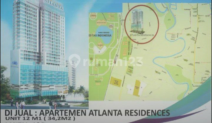 Dijual Murah Apartement Bagus Di Atlanta Residences Depok