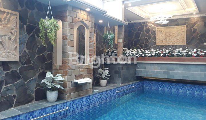 RUMAH MODERN TRADISIONAL TELAGA KAHURIPAN BONUS KOLAM RENANG