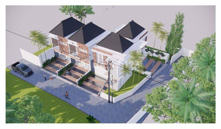 Modern Minimalist 2 Storey House North Denpasar 2