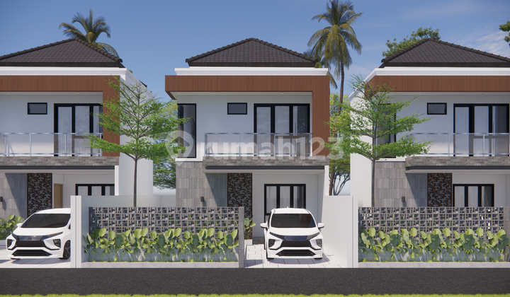 Black Stone Residence (Anindya Type) 2-Story Modern Style Located in Benoa, a Flood-Free Residential Complex
