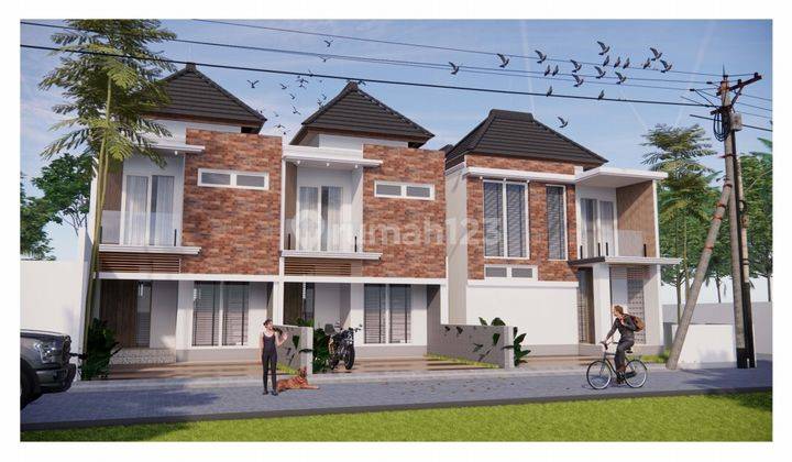 Modern Minimalist 2 Storey House North Denpasar 1