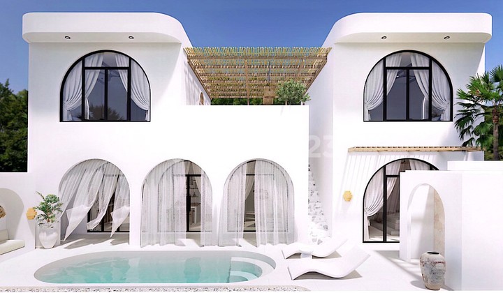 Villa Dengan Konsep Mediteranean Daerah Canggu