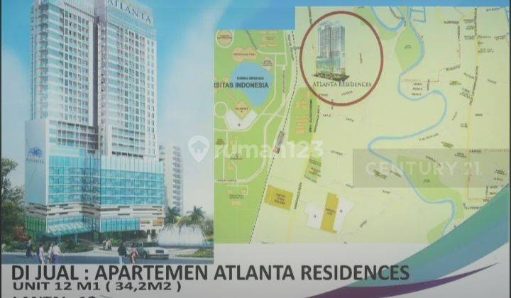 Dijual Apartement Atlanta Di Daerah Strategis Depok 2