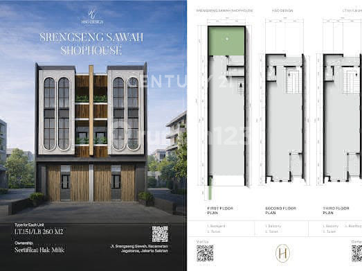 For Sale New Shophouse Strategic Location Jagakarsa