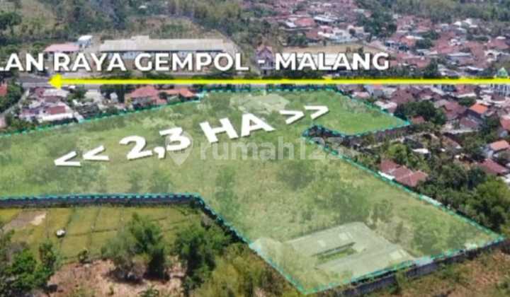 Dijual Cepat Tanah Strategis di Purwodadi, Pasuruan