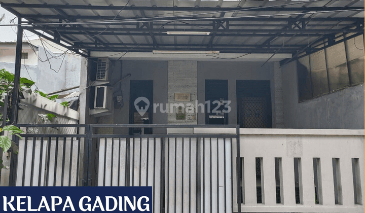 Disewakan Rumah 1 Lantai 3 Kamar Tidur di Kelapa Gading  1