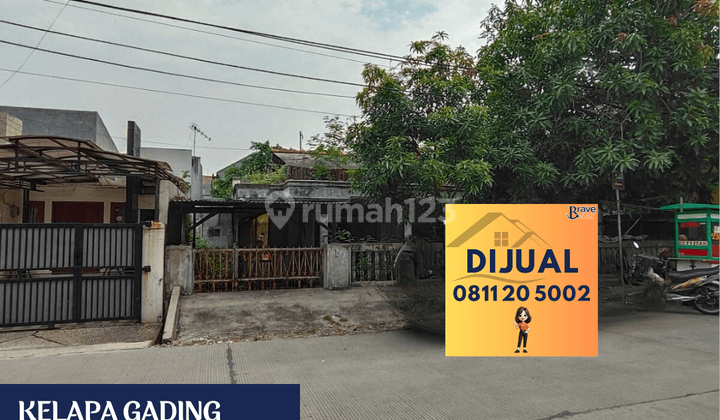 Dijual Rumah Hitung Tanah 288 m di Komplek Bea Cukai Kelapa Gading  1