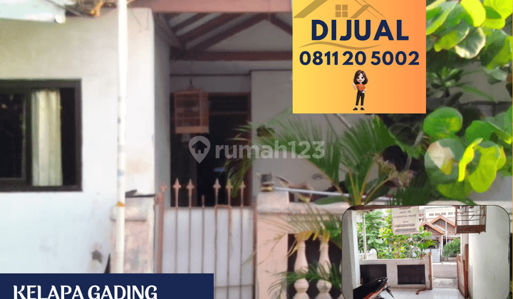 Dijual Rumah 1 Lantai Luas 104m di Komplek Bermis Kelapa Gading  1