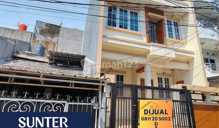 Dijual Rumah 2 Lantai Bangunan Baru di Sunter 1